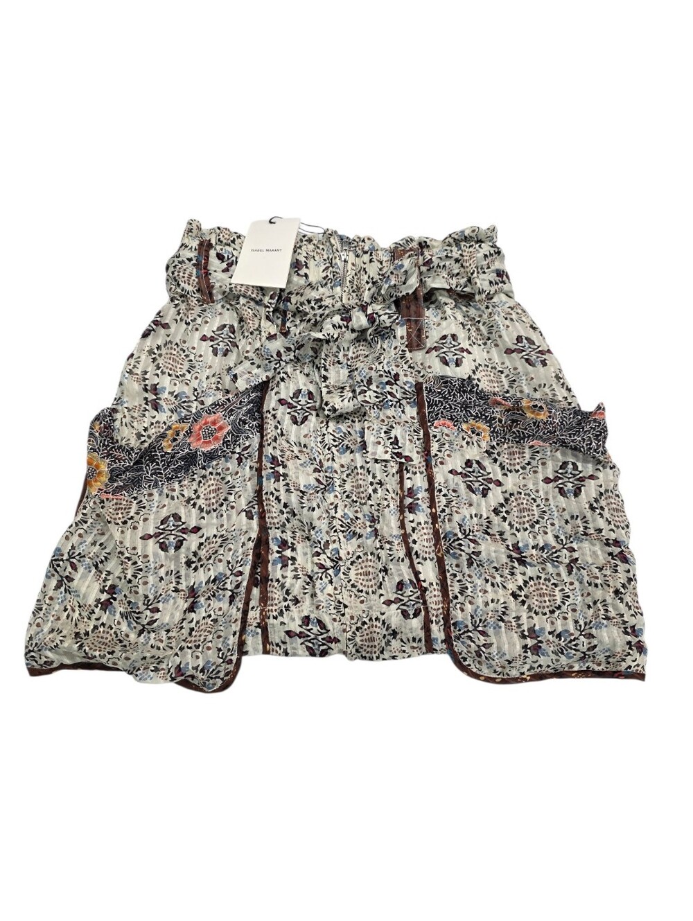 Isabel Marant Silk Floral Boho Mini Skirt BWT